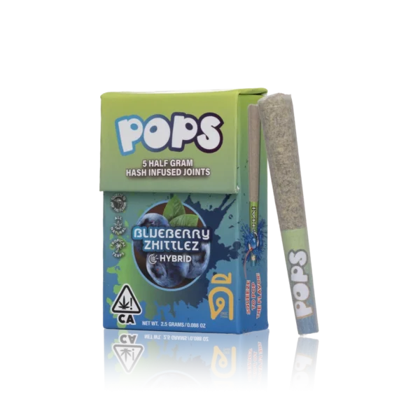 Authentic Pops Hash Infused Pre-Rolls 5pk