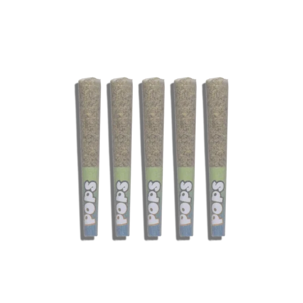 Authentic Pops Hash Infused Pre-Rolls 5pk - Image 2